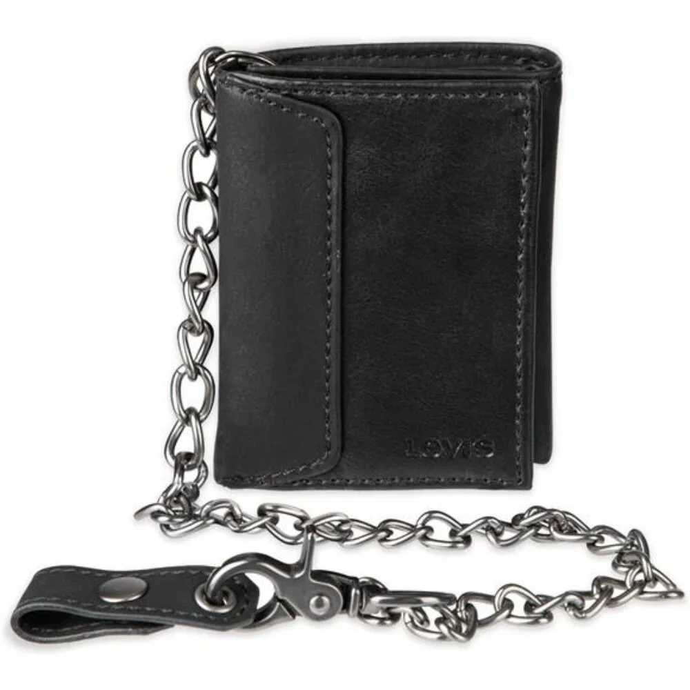 Men's Trifold Wallet - Sleek and Slim Includes ID Window and Credit Card Holder